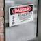 Signmission Asbestos Cancer And Lung Disease Hazard Danger Sign, Vinyl Decal, 14in W x 10in L, 2PK OS-2PACK-DS-D-1014-L-1033 - alternate 2